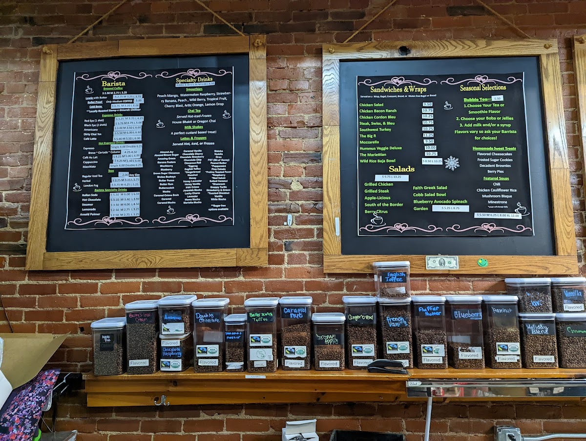 Menu Jeremiah's Coffee House 29:11-5